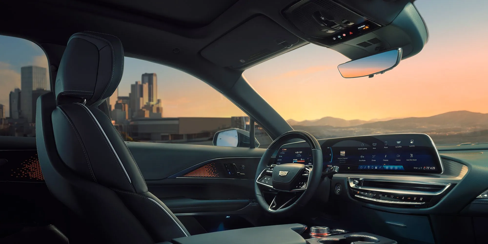 Cadillac LYRIQ bord futurist